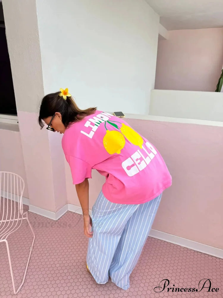 Harajuku Dark Yellow Graphic T-shirt t-shirt-250223