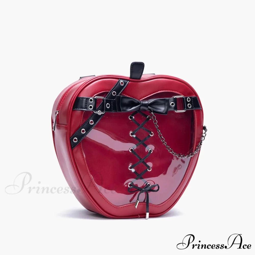 Hiatus Dark Belt Chain Apple Shoulder Gothic Strap Bow Backpack Bag