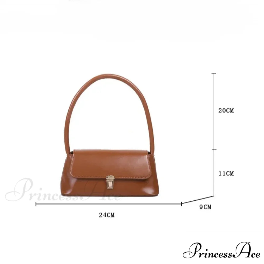 High-end Brand Solid Color Crossbody Purse shoulder-250126