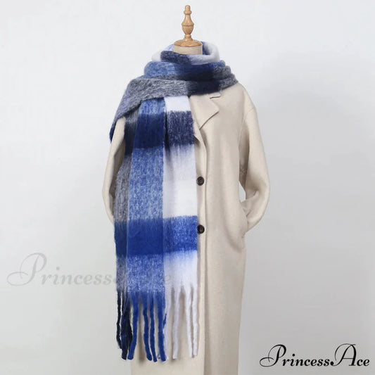 High-end Cashmere Vibrant Solid Color Scarf scarf-241228