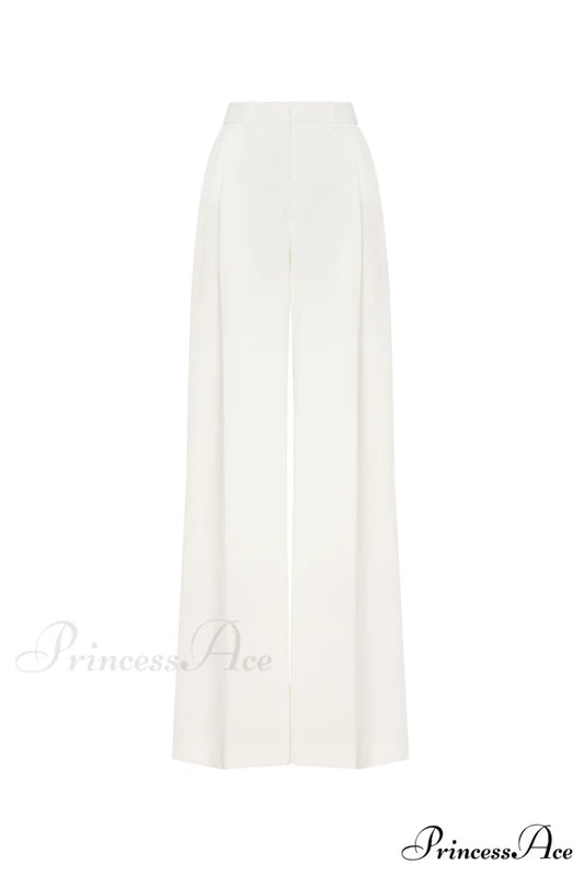 High-Rise White Suit Charming Pants Xo Xo XXS / White