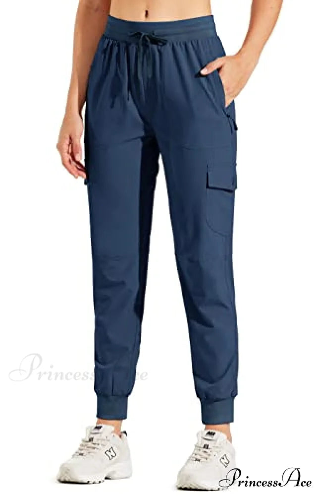 Hiking Cargo Joggers Pants Lightweight Quick Dry Capris Golf Pants