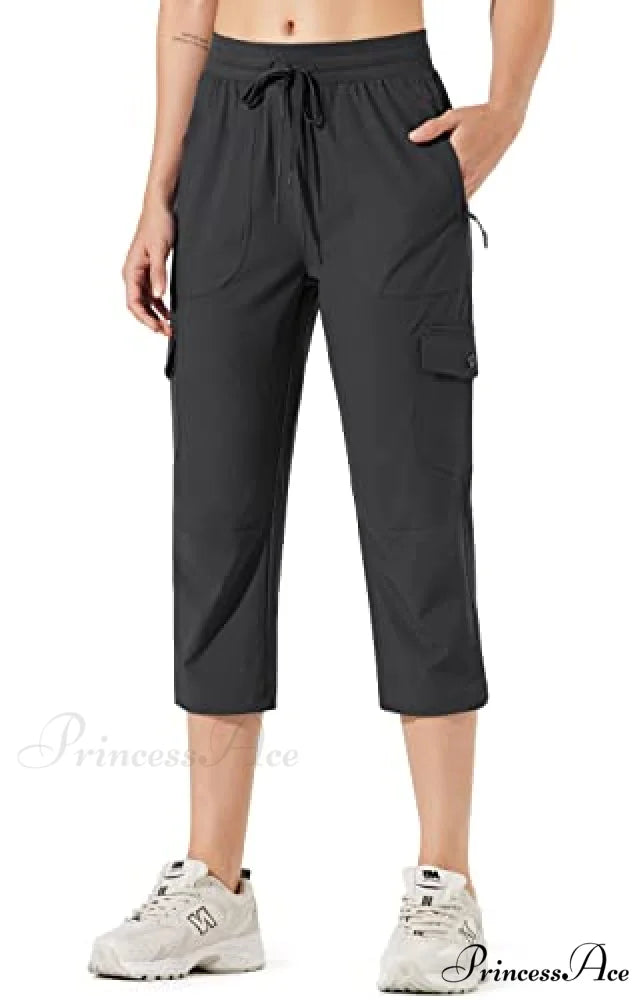 Hiking Cargo Joggers Pants Lightweight Quick Dry Capris Golf Pants