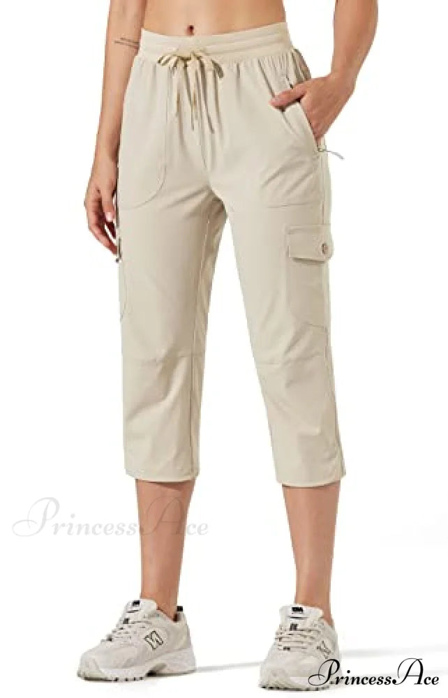 Hiking Cargo Joggers Pants Lightweight Quick Dry Capris Golf Pants