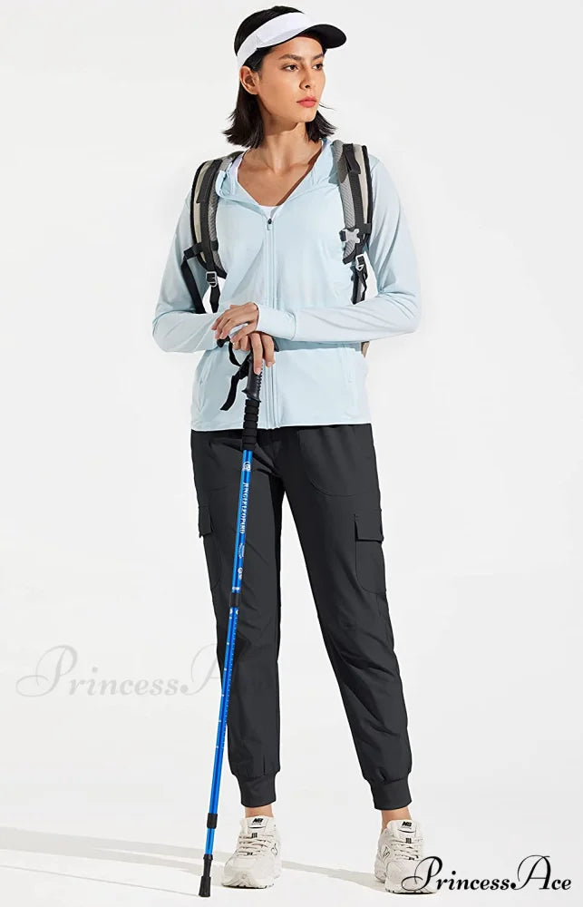 Hiking Cargo Joggers Pants Lightweight Quick Dry Capris Golf Pants