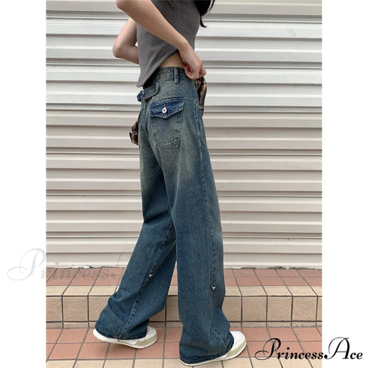 Hip Hop Baggy Wide Leg Jeans