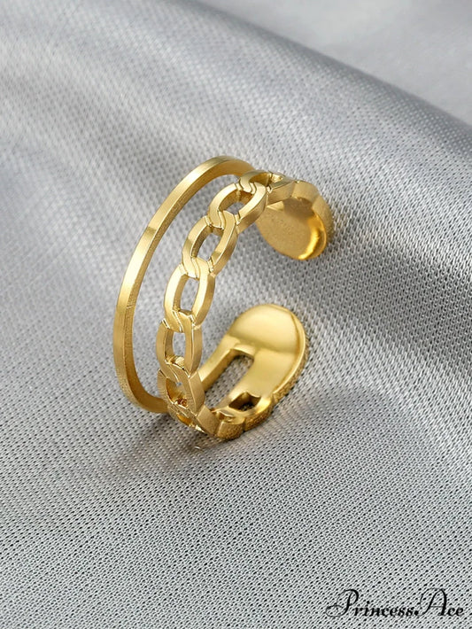 Hollow Out Cuff Ring