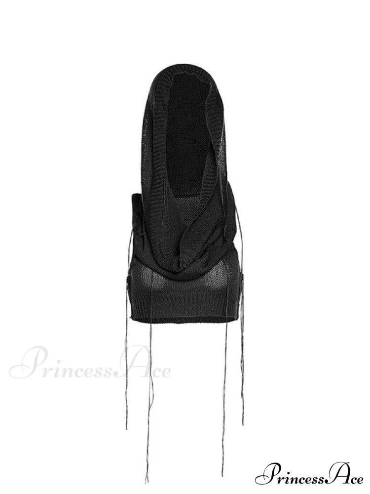 Hooded Cold Graceful Shoulder Mini Dress