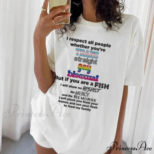 I Admire All Individuals LGBTQ Humorous T-shirt WHITE / S t-shirt-250223