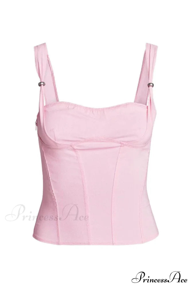 Idez Elegant Corset Top XS / Pink