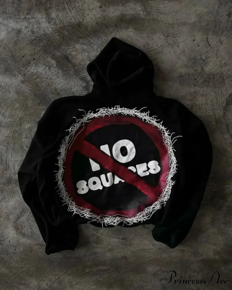 Illustrated Graphic Printed Hoodie hoodies-241228
