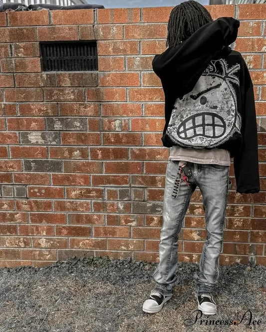 Illustrated Graphic Printed Hoodie hoodies-241228