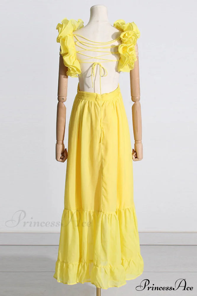 Indy Elegant Chiffon Dress