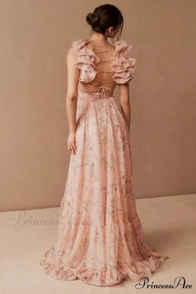 Indy Elegant Chiffon Dress