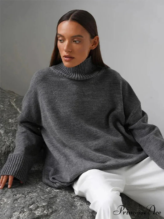 Informal Monochromatic Extended Sleeve Jumper swraters-241228