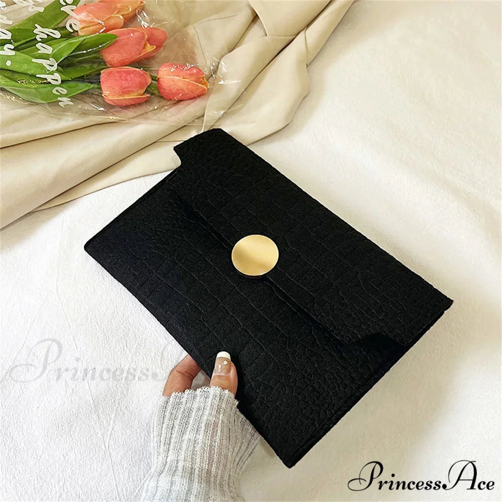 Informal Reptile Design Professional Portfolio Wristlet Black wristlet-250126