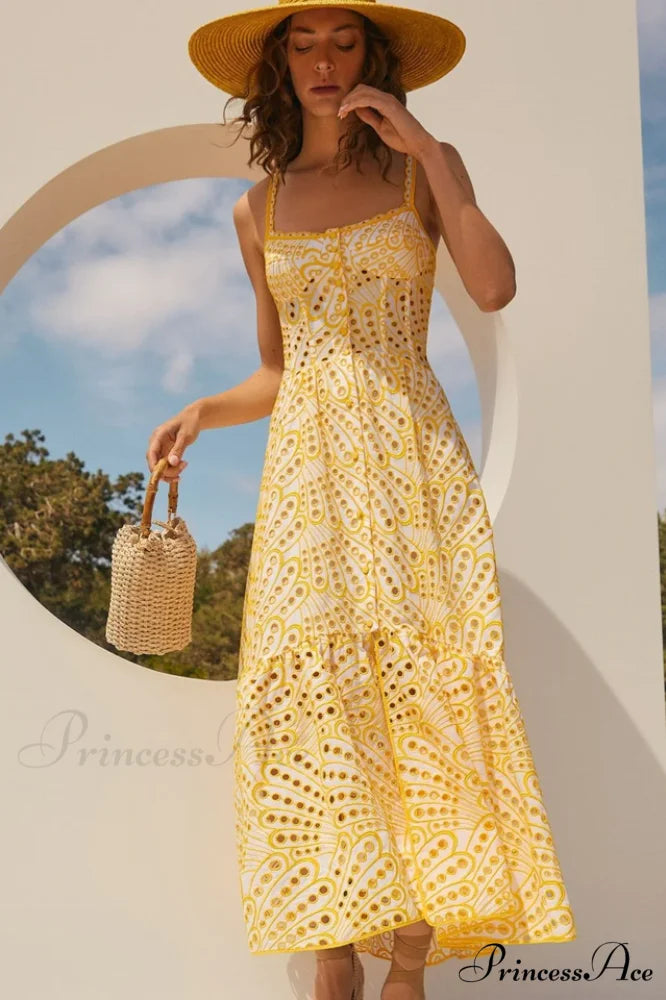 Irene Printed Stylish Maxi Dress
