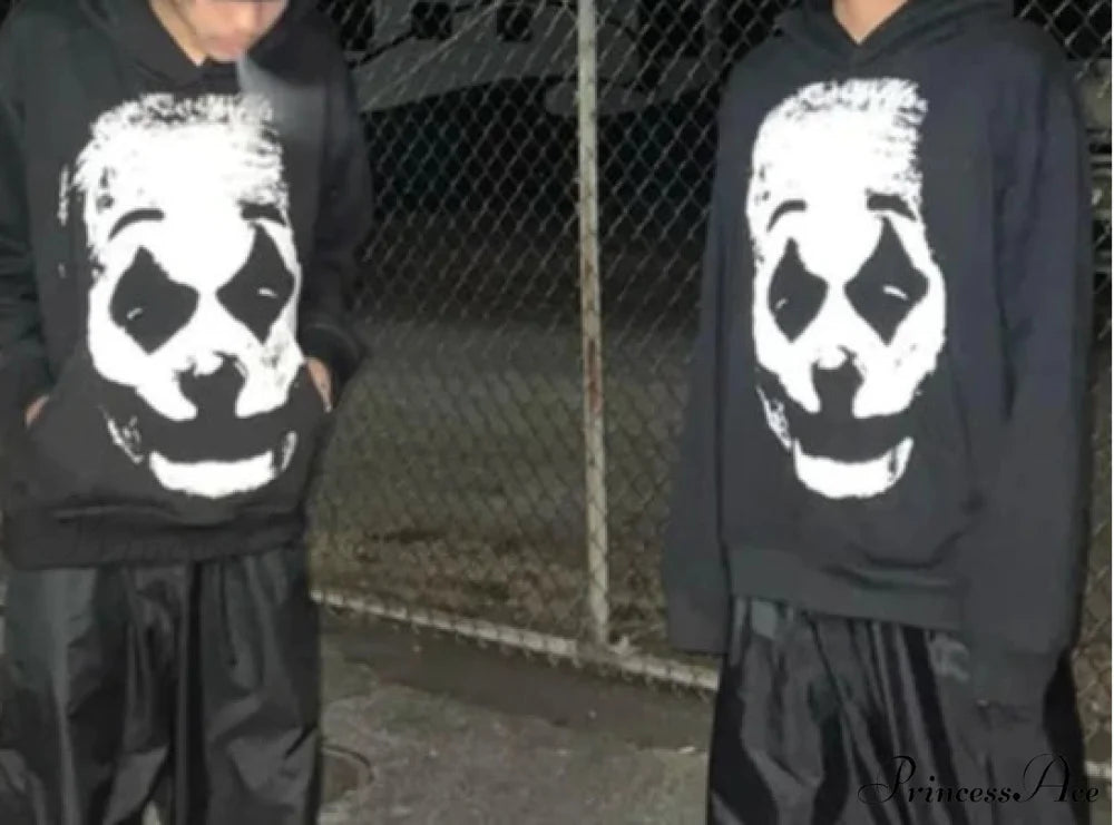 Jester Graphic Enormous Hoodie black / S hoodies-241228
