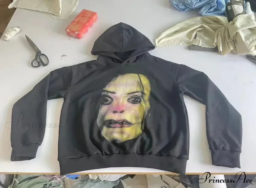 Jester Graphic Enormous Hoodie grey / S hoodies-241228