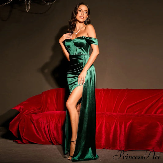 Josephine Formal Stylish Velvet Sweetheart Dress