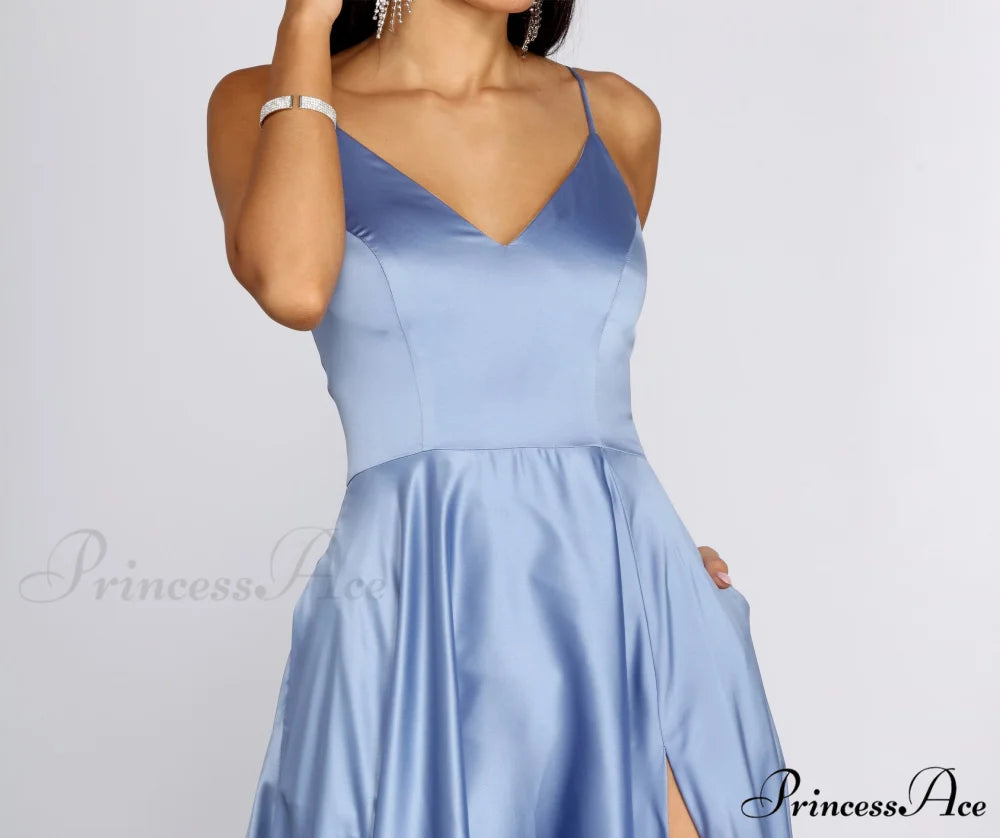 Juliet Formal High Charming Slit Dress 2