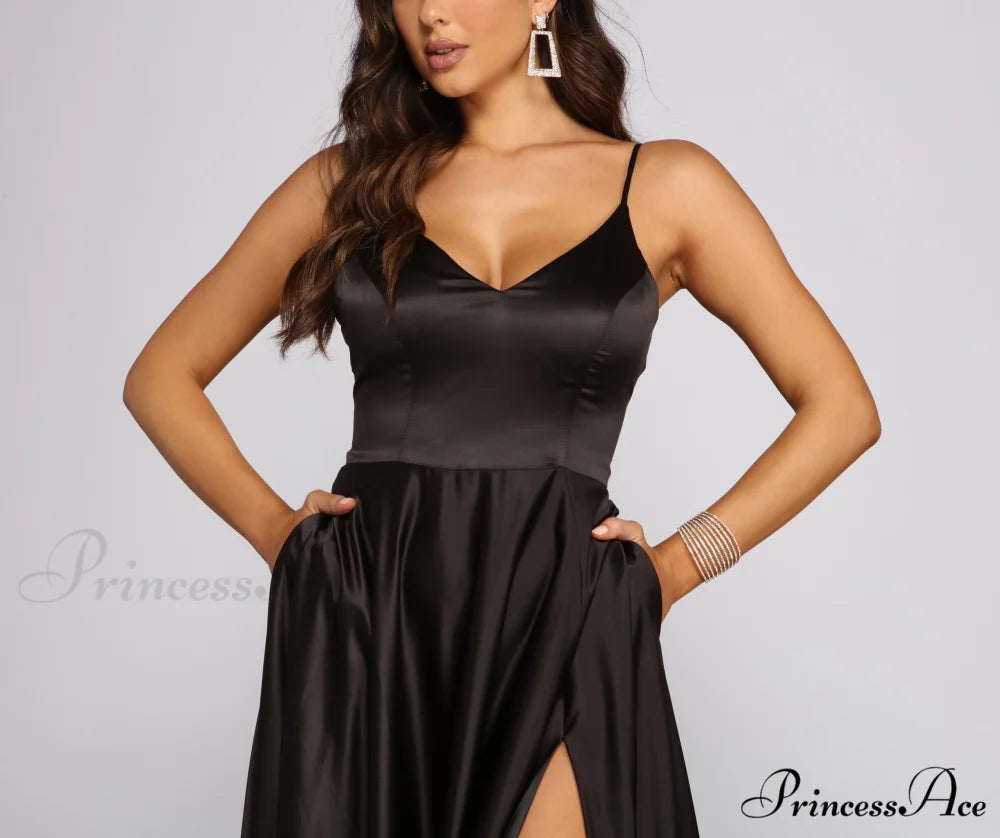 Juliet Formal Stylish High Slit Dress