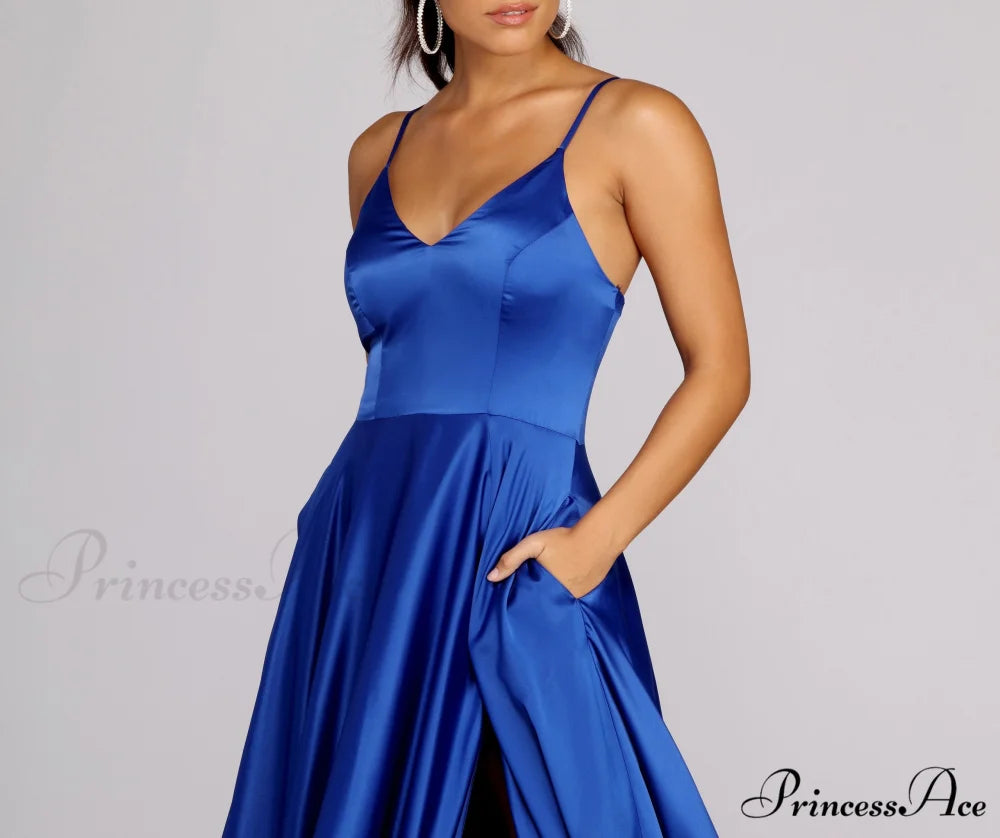 Juliet Formal Stylish High Slit Dress