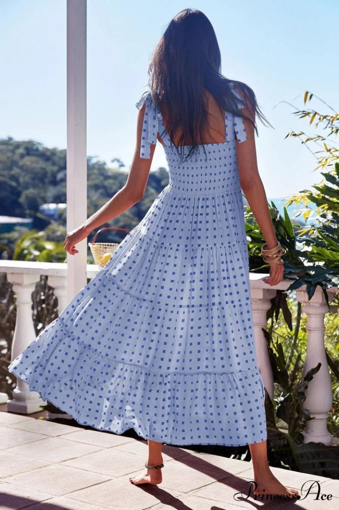 Katie Smocked Stylish Maxi Dress