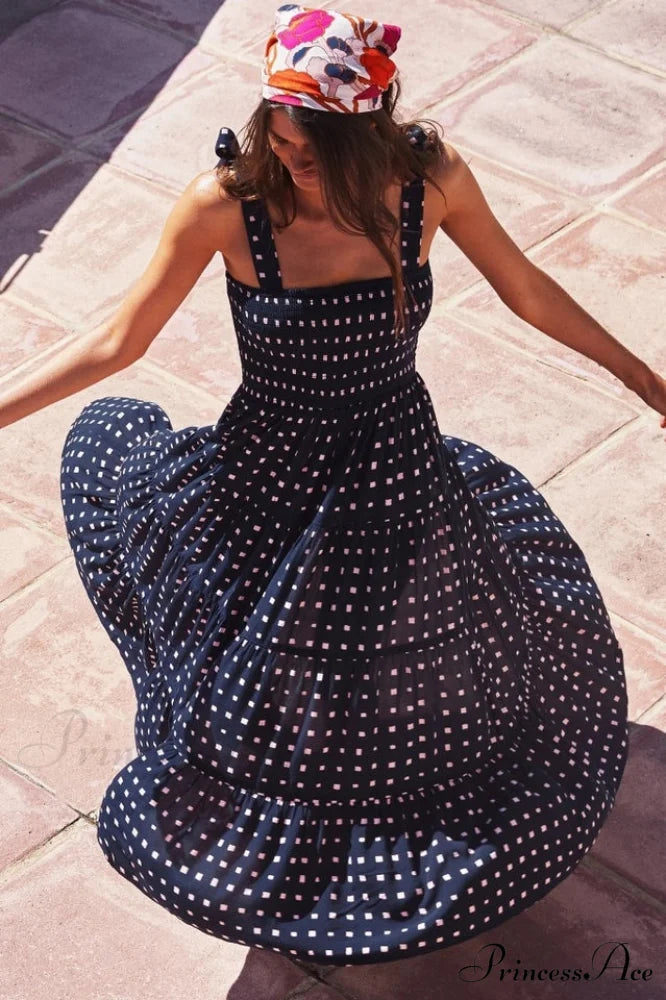 Katie Smocked Stylish Maxi Dress