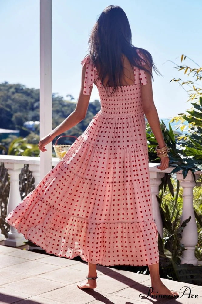 Katie Smocked Stylish Maxi Dress