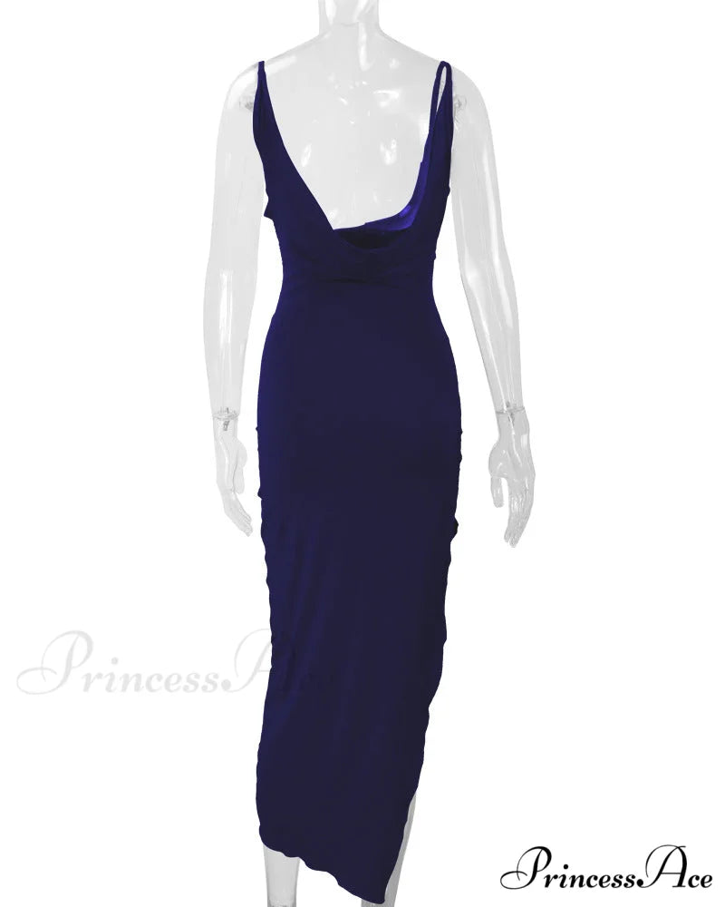 Kirsten Velvet Stylish Wrap Formal Dress