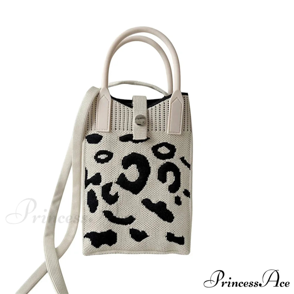 Knitted Cell Phone Small Style Crossbody Purse handbag-250126