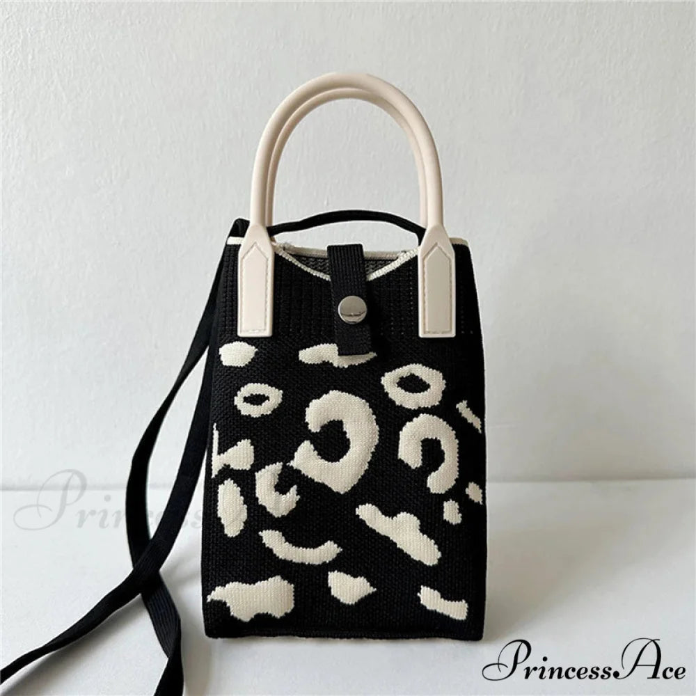 Knitted Cell Phone Small Style Crossbody Purse handbag-250126