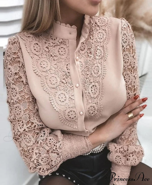 Lace Blouse - ELLA S / Cream