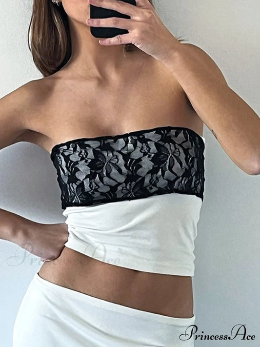 Lace Corset Graceful White Tops White / S