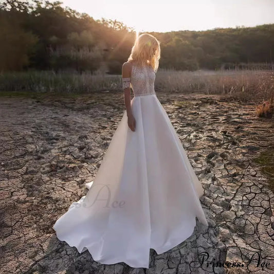 Lace Mermaid Sleek Fit Wedding Gown weddingdress-250223