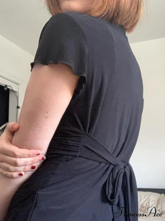 Lace Paneled Rose Trendy Print Mesh Mini Dress