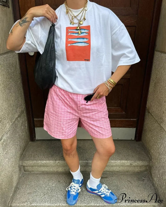 Large Harajuku Adorable Fruits T-shirt t-shirt-250223