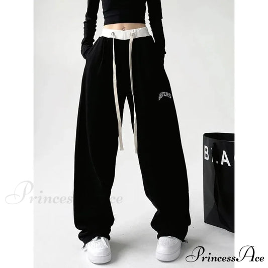 Large Jogger Trousers Black / M pants-241228