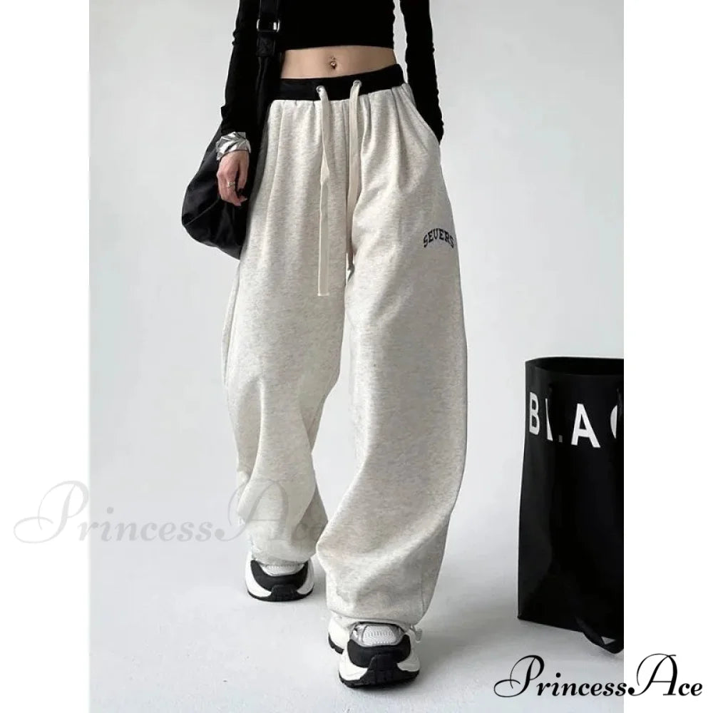 Large Jogger Trousers Gray / M pants-241228