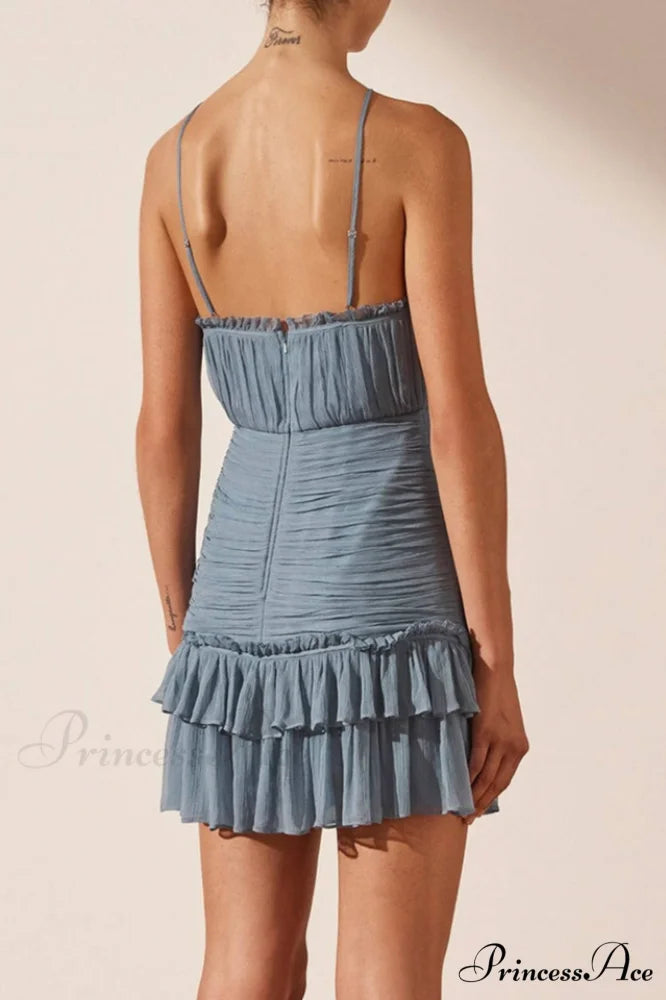 Lauren Cross Stylish Front Mini Dress