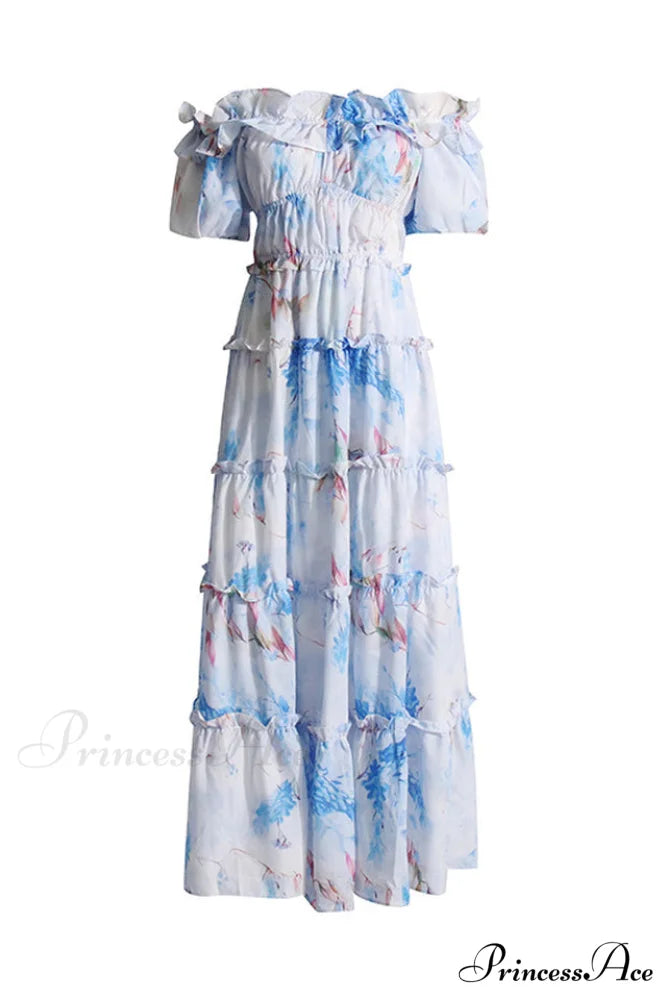 Lavander Maxi Stylish Boho Dress