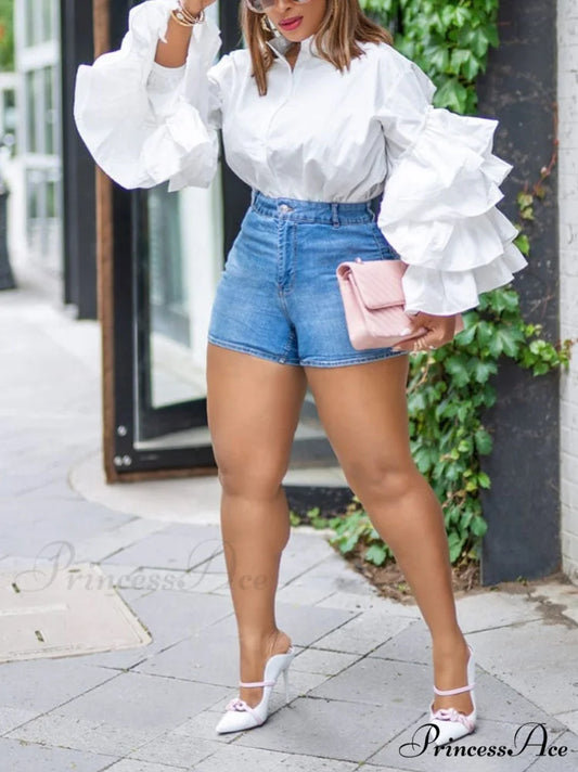 Layer Charming Necklace White / M