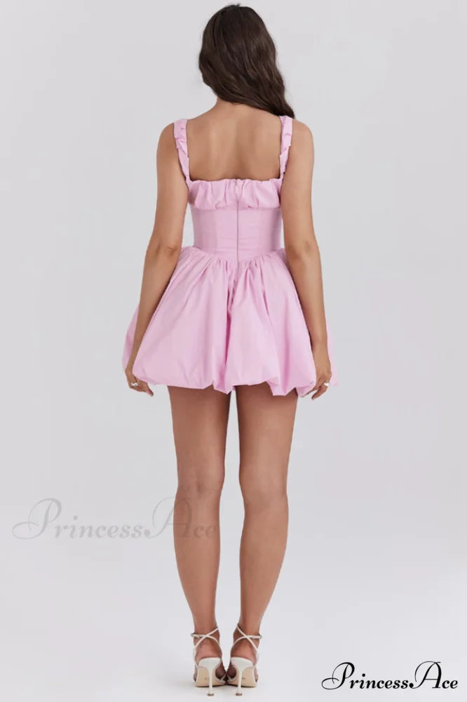 Le Puff Cotton Charming Tulle Mini Dress