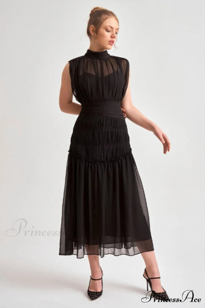 Leilani Elegant Midi Dress