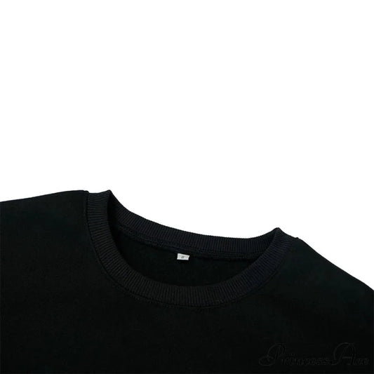 Leisure Merry Alphabet Printed Soft Round Neck Retro Christmas Hoodie Christmas Hoodies-L