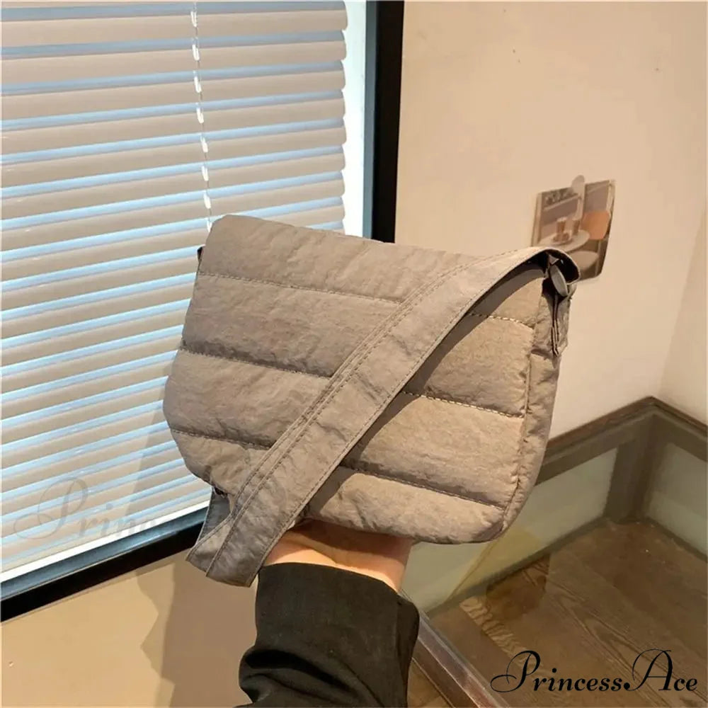 Light Solid Color Cotton Informal Crossbody crossbody-250126
