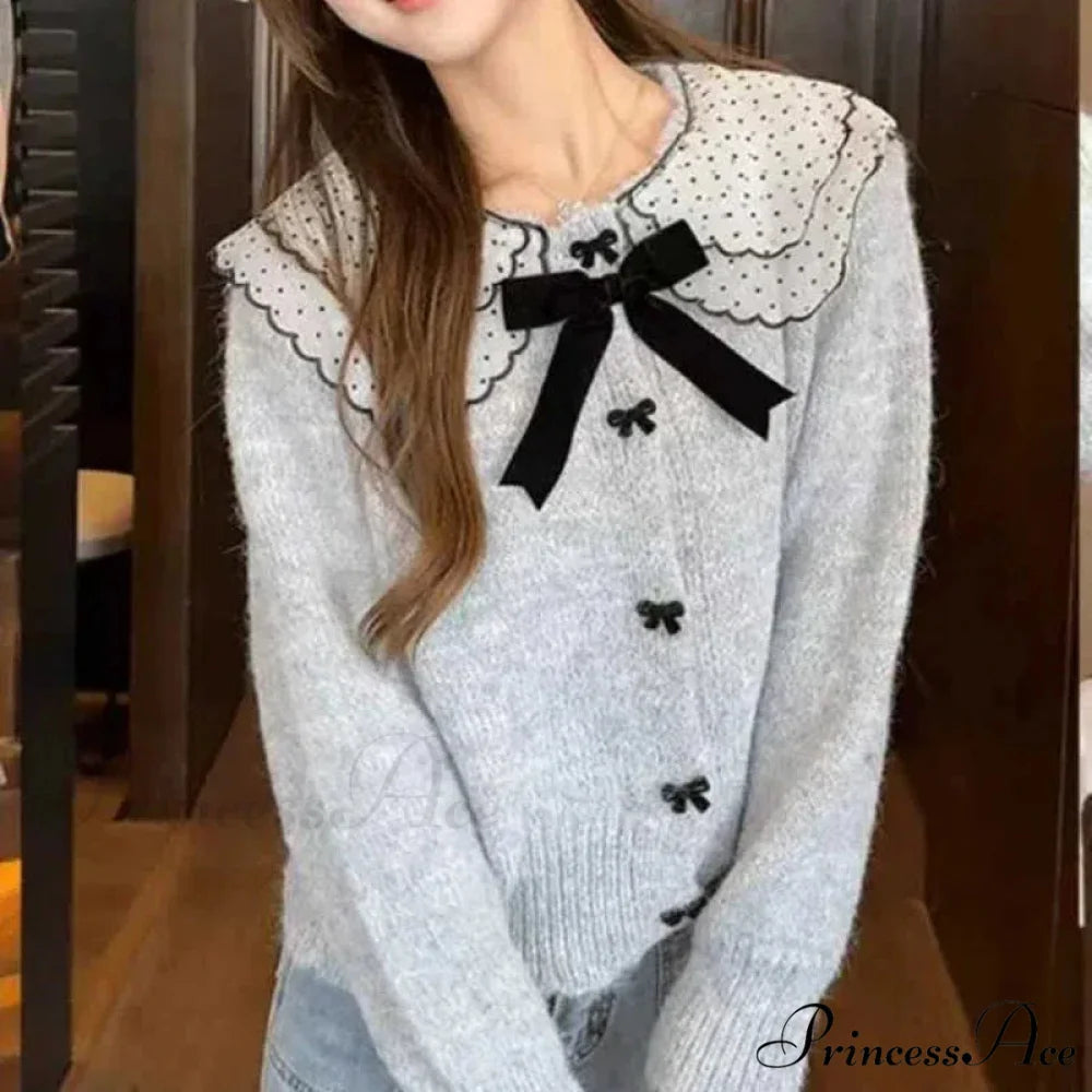Loose Button Knit Cardigan cardigans-241228
