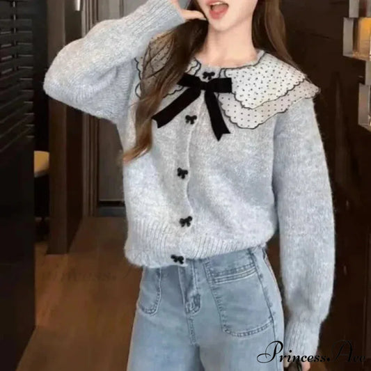 Loose Button Knit Cardigan cardigans-241228