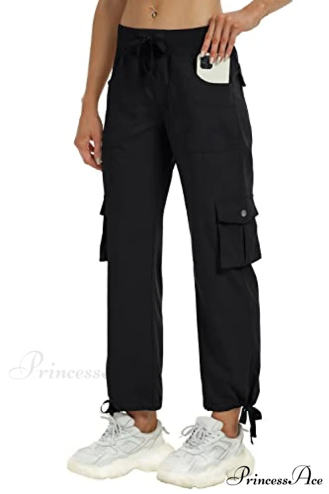Loose Hiking Pants Lightweight Quick Dry Outdoor Cargo Capris